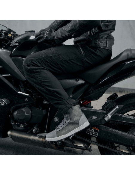 REBELHORN URBAN 3 BLACK MOTO JEANS