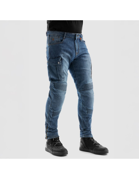 REBELHORN VANDAL MONO BLUE MOTO JEANS