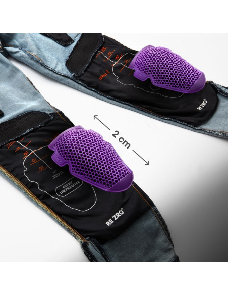 REBELHORN VANDAL MONO BLUE MOTO JEANS