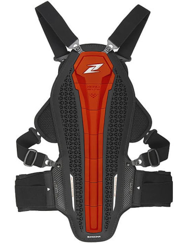 ZANDONA HYBRID ARMOUR RED CHEST/BACK MOTO PROTECTION