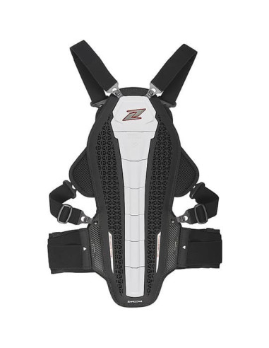 ZANDONA HYBRID ARMOUR WHITE CHEST/BACK MOTO GUARD