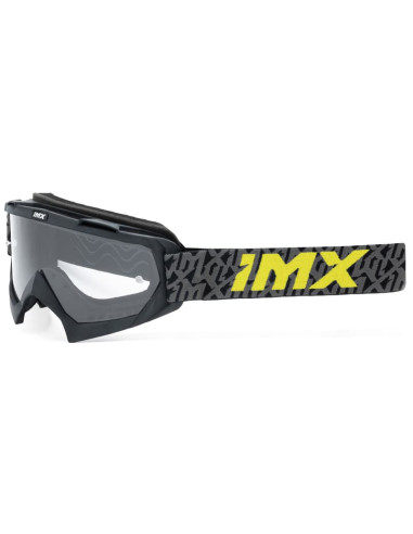IMX MUD BLACK MATT/GREY/FLUO YELLOW MOTOCROSS GOGGLES