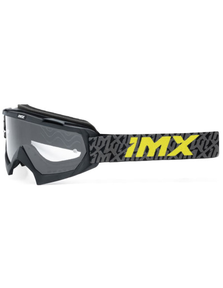 IMX MUD BLACK MATT/GREY/FLUO YELLOW MOTOCROSS GOGGLES