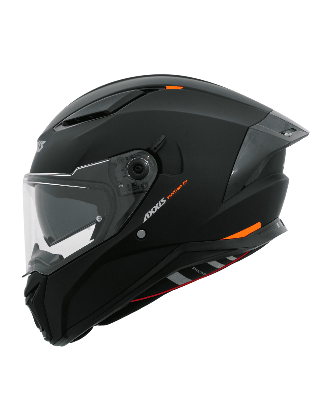 AXXIS PANTHER SV MATT BLACK MOTO ŠALMAS Dydis XS