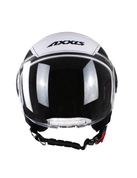 AXXIS БЕЛЫЙ ОТКРЫТЫЙ МОТОШЛЕМ JET METRO