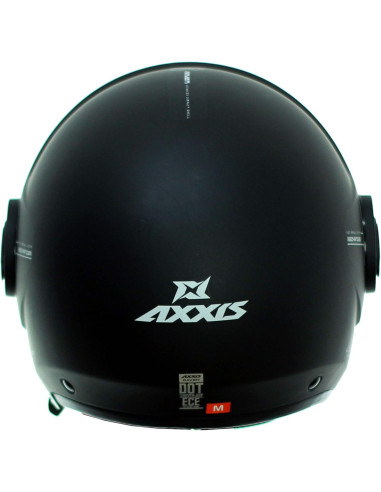 AXXIS ОТКРЫТЫЙ МОТОШЛЕМ RAVEN MATT BLACK