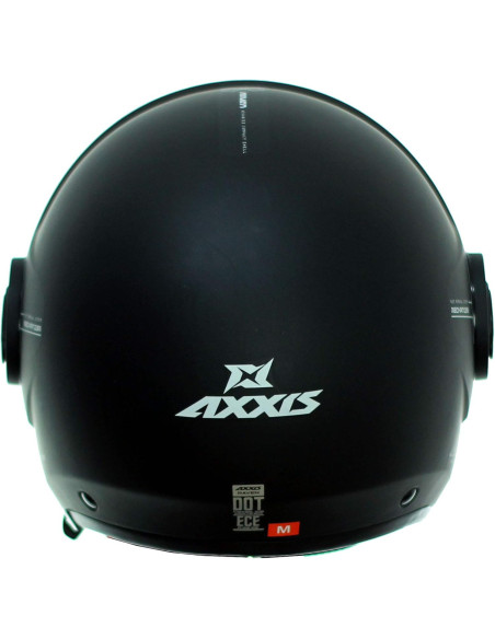 AXXIS ОТКРЫТЫЙ МОТОШЛЕМ RAVEN MATT BLACK