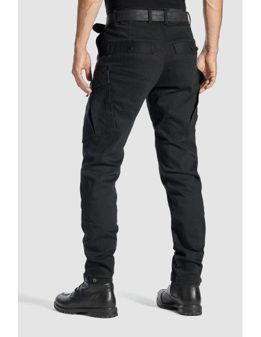 PANDO MOTO MARK BLACK AAA MEN'S MOTO JEANS