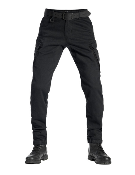 PANDO MOTO MARK BLACK AAA MEN'S MOTO JEANS