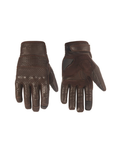PANDO MOTO КОРОТКИЕ МОТОПЕРЧАТКИ ONYX BROWN 02