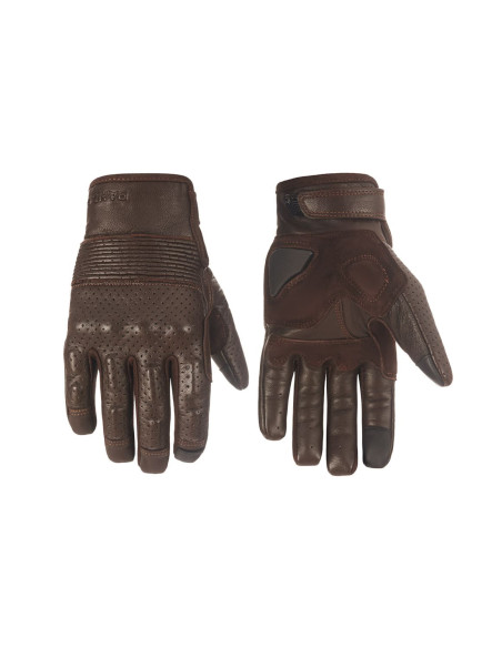 PANDO MOTO ONYX BROWN 02 SHORT MOTO GLOVES