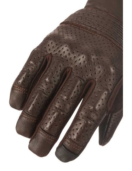 PANDO MOTO КОРОТКИЕ МОТОПЕРЧАТКИ ONYX BROWN 02