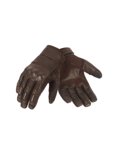 PANDO MOTO ONYX BROWN 02 SHORT MOTO GLOVES
