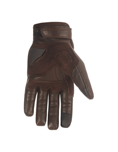 PANDO MOTO ONYX BROWN 02 SHORT MOTO GLOVES