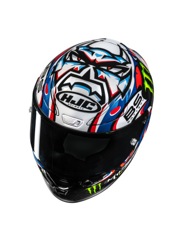 HJC RPHA 1 V2 CARBON QUARTARARO LE MANS III SPORTS/INDOOR HELMET