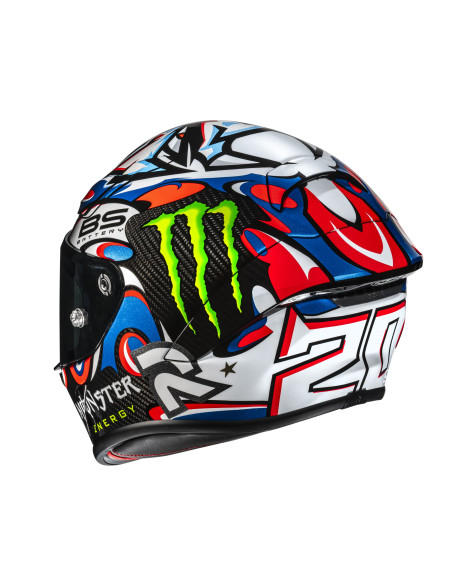 HJC RPHA 1 V2 CARBON QUARTARARO LE MANS III SPORTS/INDOOR HELMET
