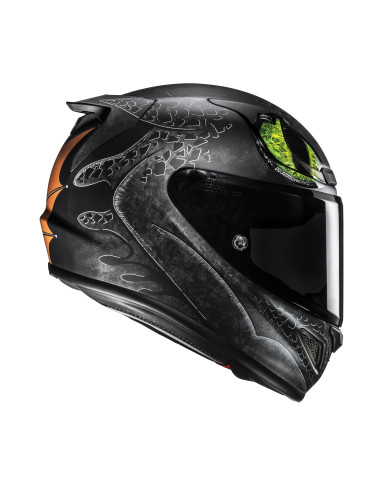 HJC RPHA 12 TOOTHLESS II SPORTINIS/UŽDARAS MOTO ŠALMAS