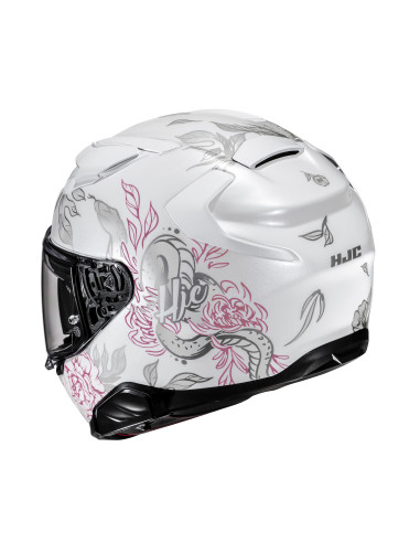 HJC F71 ELIZ/MC8 SPORTINIS/UŽDARAS MOTO ŠALMAS