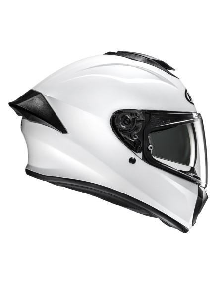 HJC C71 PEARL WHITE SPORTINIS/UŽDARAS MOTO ŠALMAS