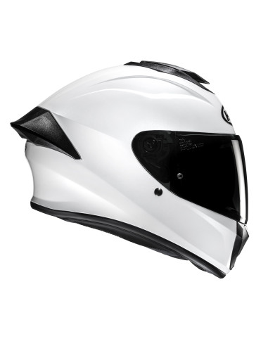 HJC C71 PEARL WHITE SPORTS/INDOOR MOTORCYCLE HELMET