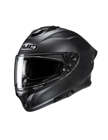 HJC C71 SEMI FLAT BLACK SPORTINIS/UŽDARAS MOTO ŠALMAS