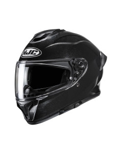 HJC C71 SEMI FLAT BLACK SPORTINIS/UŽDARAS MOTO ŠALMAS