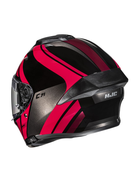 HJC C71 FABER/MC1 SPORTINIS/UŽDARAS MOTO ŠALMAS