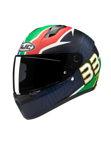 HJC C10 BB 33 SPORTINIS/UŽDARAS MOTO ŠALMAS
