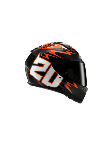 HJC C10 DIABLO MASK SPORTINIS/UŽDARAS MOTO ŠALMAS