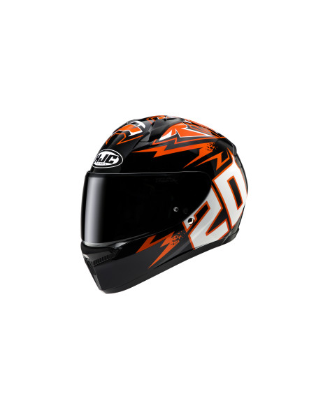 HJC C10 DIABLO MASK SPORTINIS/UŽDARAS MOTO ŠALMAS