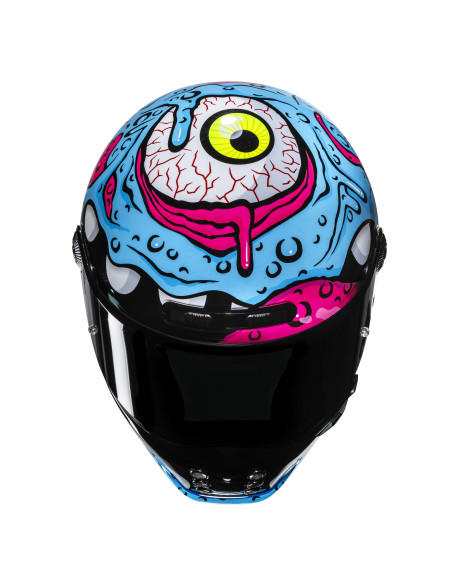 HJC V10 SQUEEZE/MC28 INDOOR MOTORCYCLE HELMET