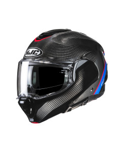 HJC F100 CARBON STAN/MC21 FLIP-UP MOTO ŠALMAS