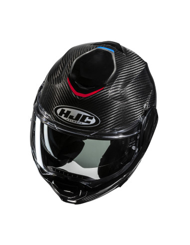 HJC F100 CARBON STAN/MC21 FLIP-UP MOTO ŠALMAS