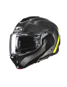 HJC F100 CARBON STAN/MC3H FLIP-UP MOTO ŠALMAS