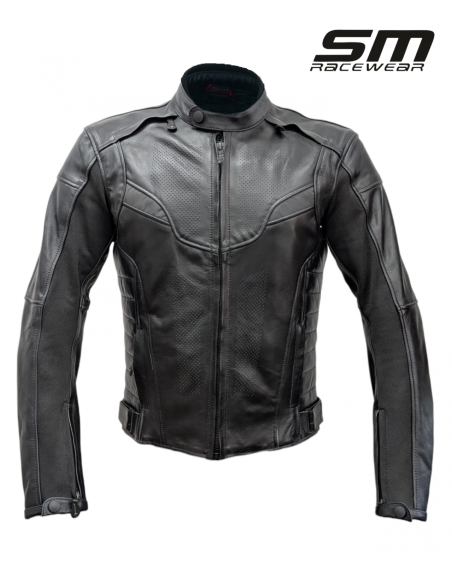 SM HIFLOW LEATHER MOTO JACKET