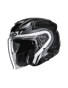 HJC F31 BASK/MC5 ATVIRAS MOTO ŠALMAS