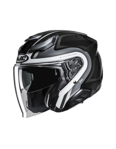 HJC F31 BASK/MC5 ATVIRAS MOTO ŠALMAS