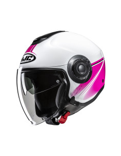 HJC I40N VISION/MC8 ATVIRAS MOTO ŠALMAS