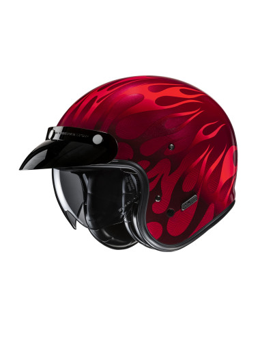 HJC V31 FIRO/MC1 ATVIRAS MOTO ŠALMAS