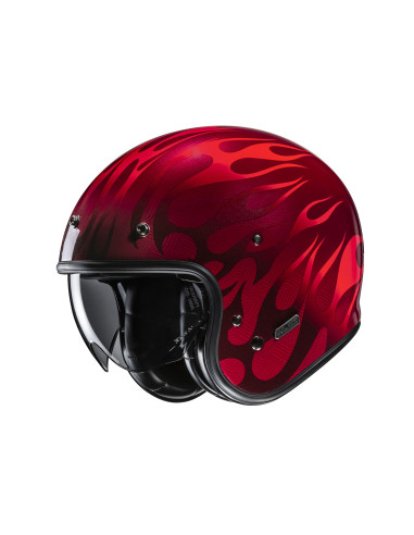 HJC V31 FIRO/MC1 ATVIRAS MOTO ŠALMAS