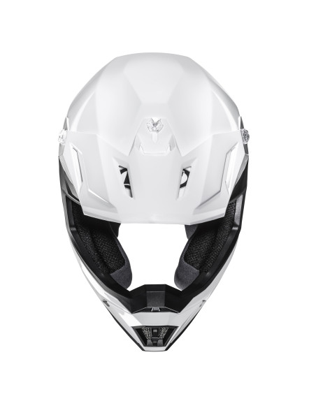HJC C50 WHITE CROSS MOTO HELMET