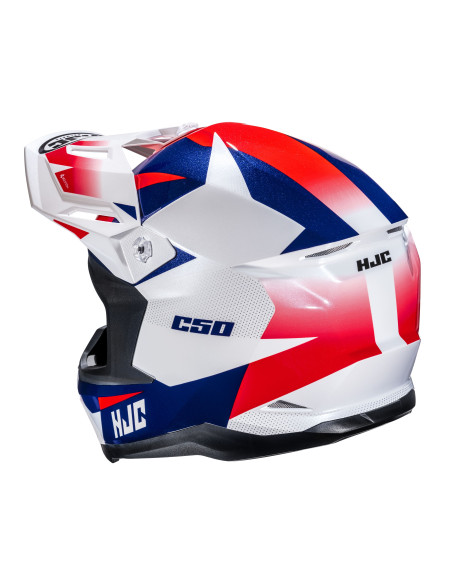 HJC C50 SLIDE/MC21 KROSINIS MOTO ŠALMAS