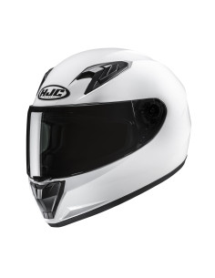 HJC Y10 PEARL WHITE SPORTINIS/UŽDARAS MOTO ŠALMAS