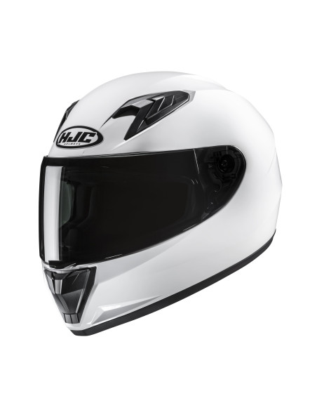 HJC Y10 PEARL WHITE SPORTINIS/UŽDARAS MOTO ŠALMAS