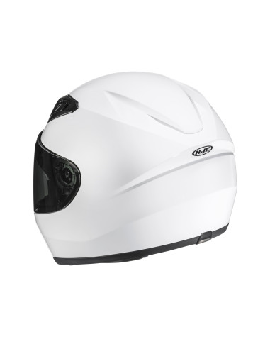 HJC Y10 PEARL WHITE SPORTINIS/UŽDARAS MOTO ŠALMAS