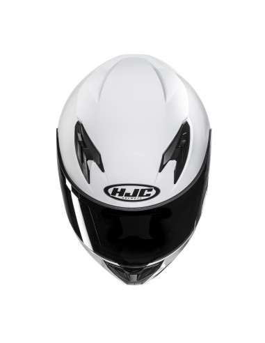 HJC Y10 PEARL WHITE SPORTINIS/UŽDARAS MOTO ŠALMAS