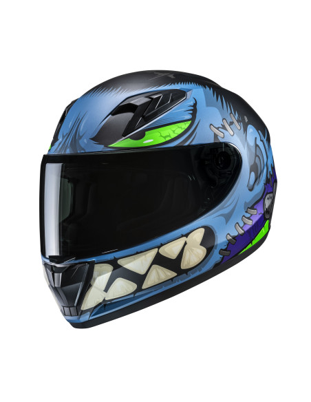 HJC Y10 FRANK/MC2SF SPORTINIS/UŽDARAS MOTO ŠALMAS