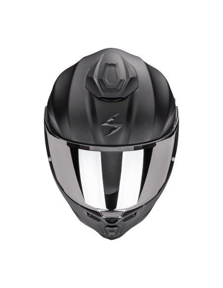 SCORPION EXO-1500 AIR BLACK MATT SPORTINIS/UŽDARAS MOTO ŠALMAS