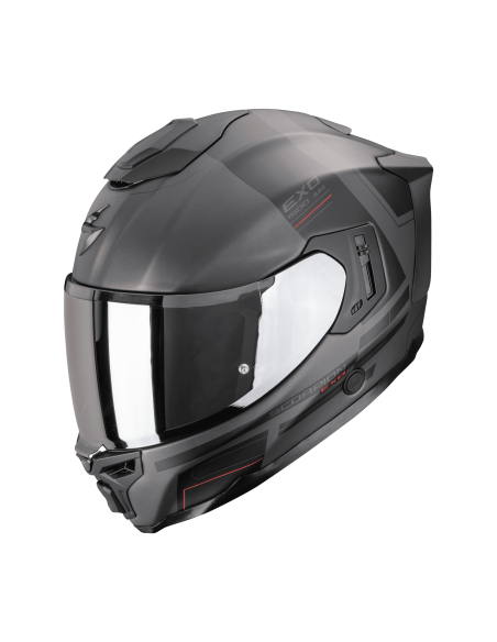 SCORPION EXO-1500 AIR DUAL BLACK SPORTINIS/UŽDARAS MOTO ŠALMAS