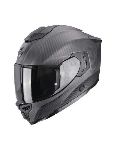 SCORPION EXO-1500 AIR CARBON BLACK MATT SPORTINIS/UŽDARAS MOTO ŠALMAS